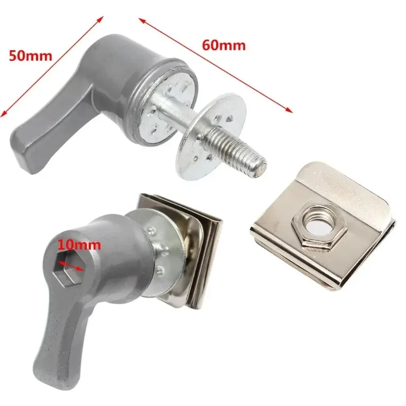 

Для болтов, гаек, монтажа мотоциклетной серебряной седельной сумки, комплект рычагов для Touring Road Street Glide Electra 1992-2020