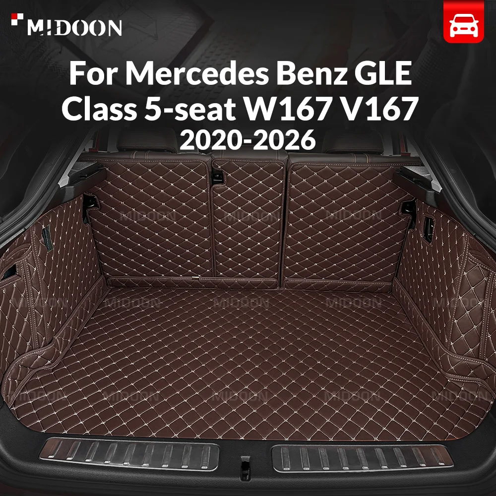 Full Coverage Trunk Mat For Mercedes Benz GLE Class W167 V167 GLE 350 450 2020-2026 Car Cover Pad Interior Protector Accessories