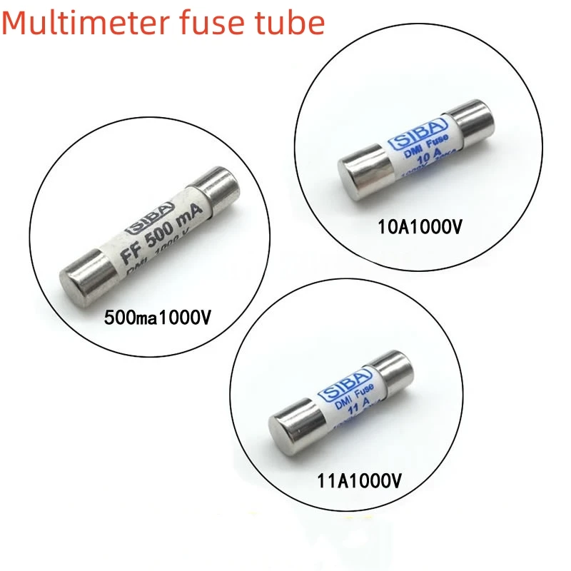 

1PCS Multimeter Fuse Tube FF500MA 10a 11a 1000V SIBA Instrumentation F15BF17B
