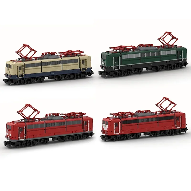 Stad Hogesnelheidstrein Model Moc Bouwstenen DB-Baureihe Trein Technologie Modulaire Blokken Cadeau Kerst Speelgoed DIY Sets Montage