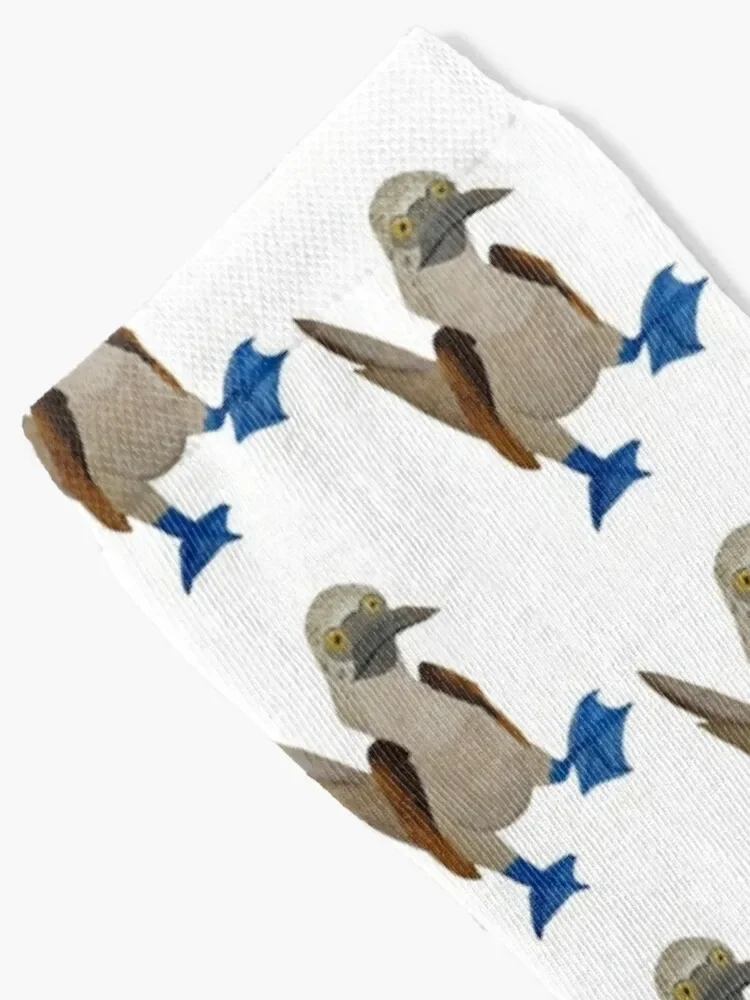 Blue-footed Booby Socks cartoon christmas gift custom Running Socks For Men Women's