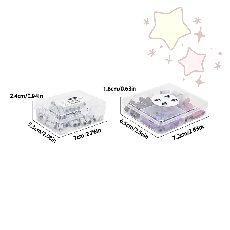 80/150/180/240 Schuurbanden Zebra Zand Ring Bit Manicure Pedicure Elektrische Boor Slijpen