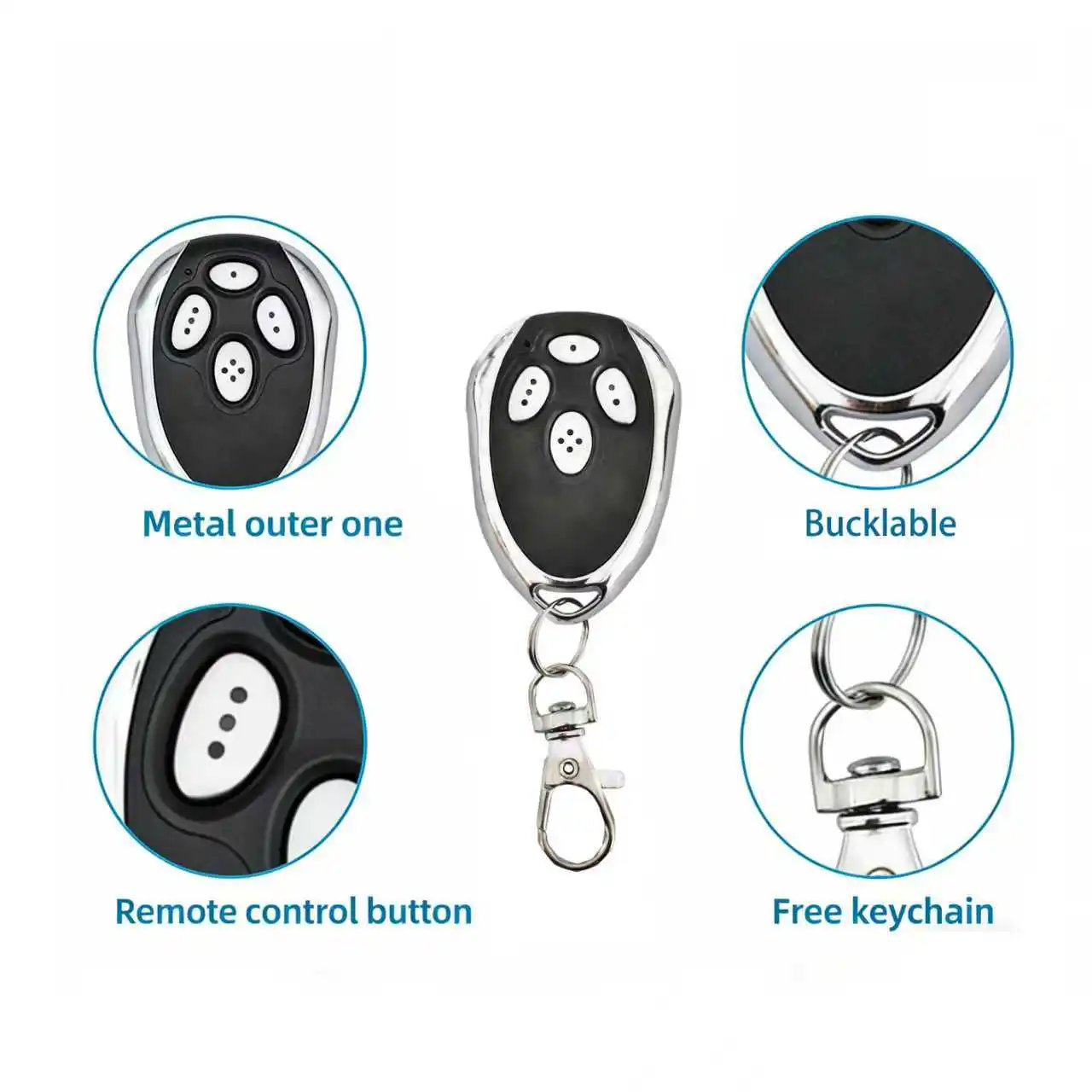 1-10PCS Alutech AT-4 AR-1-500 ASG600 AN-433MHz Motor AT-4 ASG1000 Remote Control Scroll Code Garage Door Opener - view 2