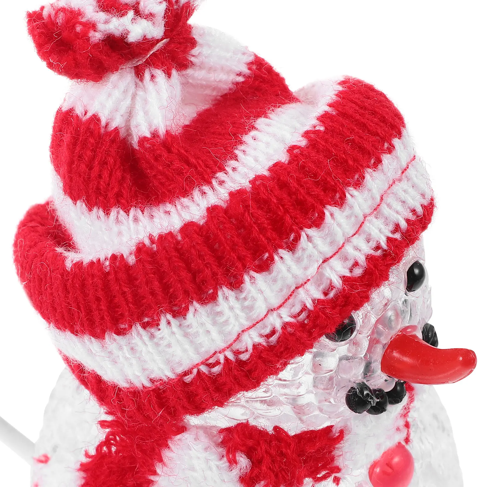 

2 Pcs Snowman Night Light Charging Christmas Lights Glowing Decoration Usb Decorations Indoor Lamp Desk