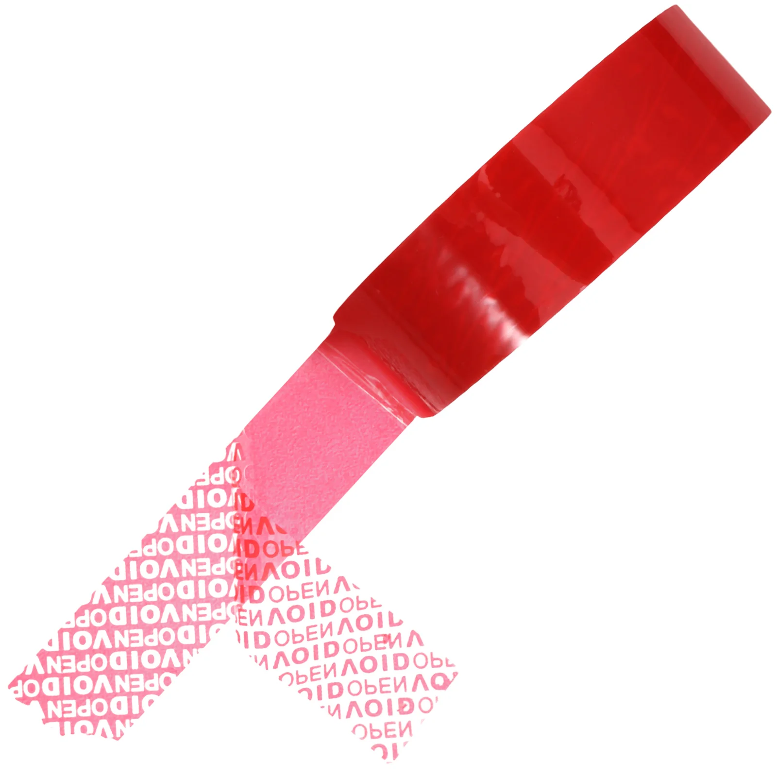 Thick Voidopen Tamper Proof Security Tape Red White Packaging Anti Theft Unremovable Adhesive Message Safe Transit