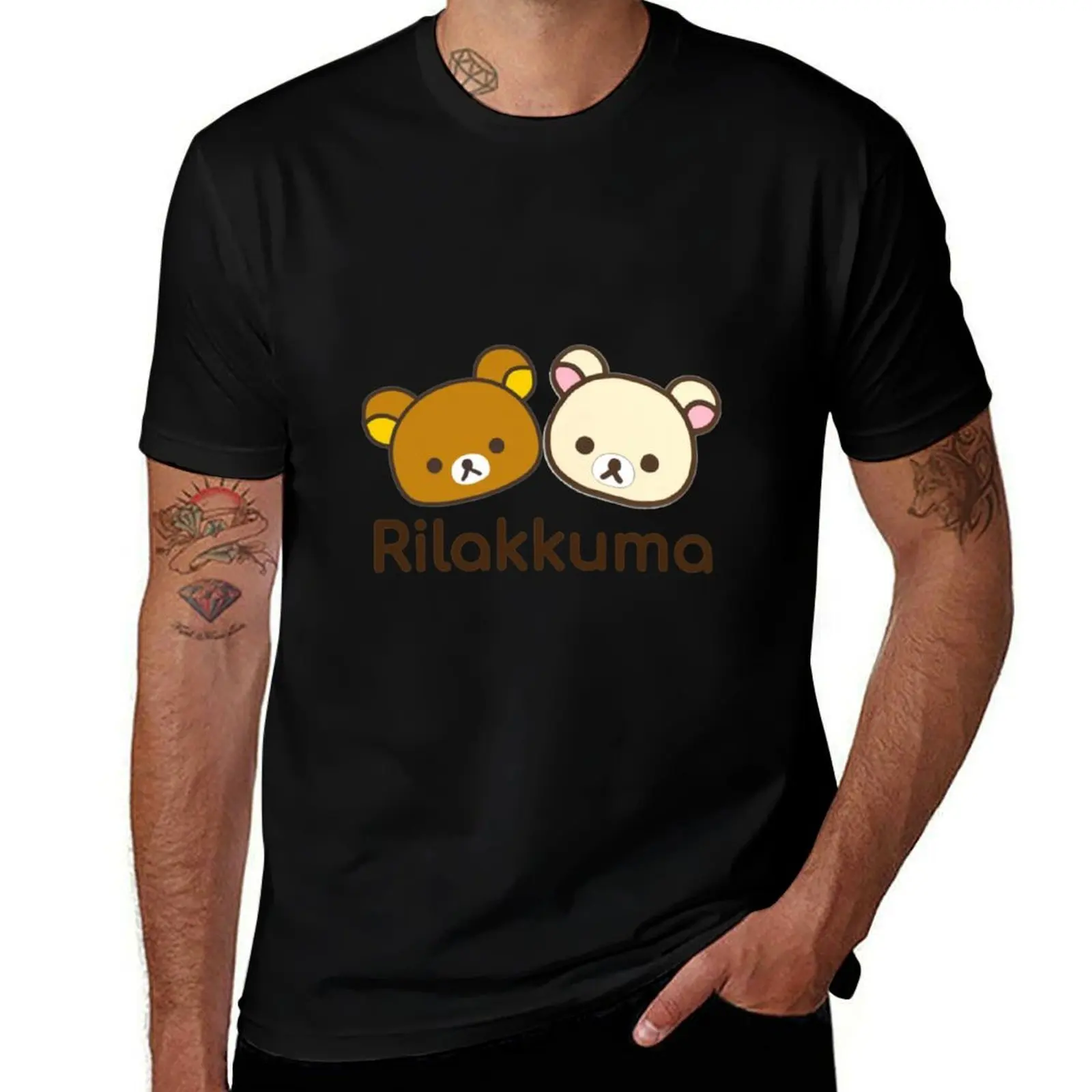 Rilakkuma Rilakkuma and Korilakkuma___ T-Shirt High Quality Durable T-Shirt
