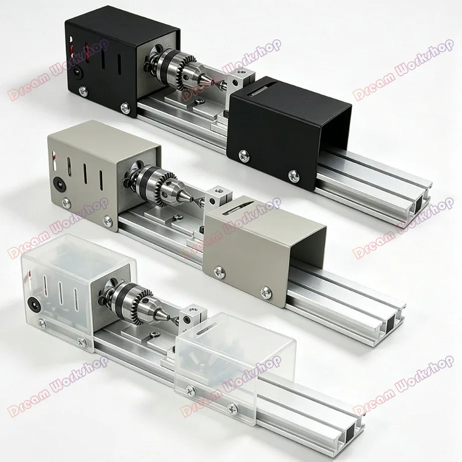 Mini Wood Lathe Machine Upgraded 110V-240V Speed Adjustable Rotary Tool Set Buddha Pearl Lathe Grinding Polishing Woodwork Tool