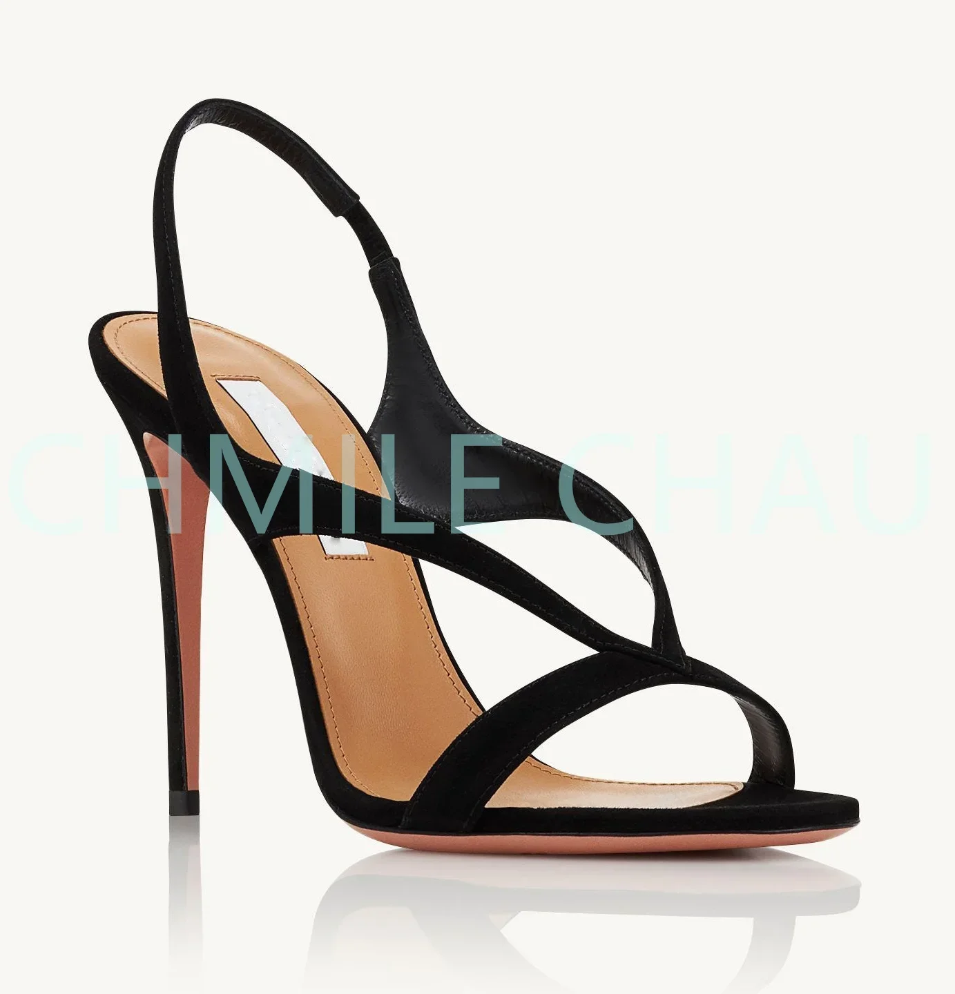 

【Measure your feet length before order】Luxury Designer Women Sandals Stiletto High Heel Sexy Fetish Evening Party Shoe 71-CHC-30