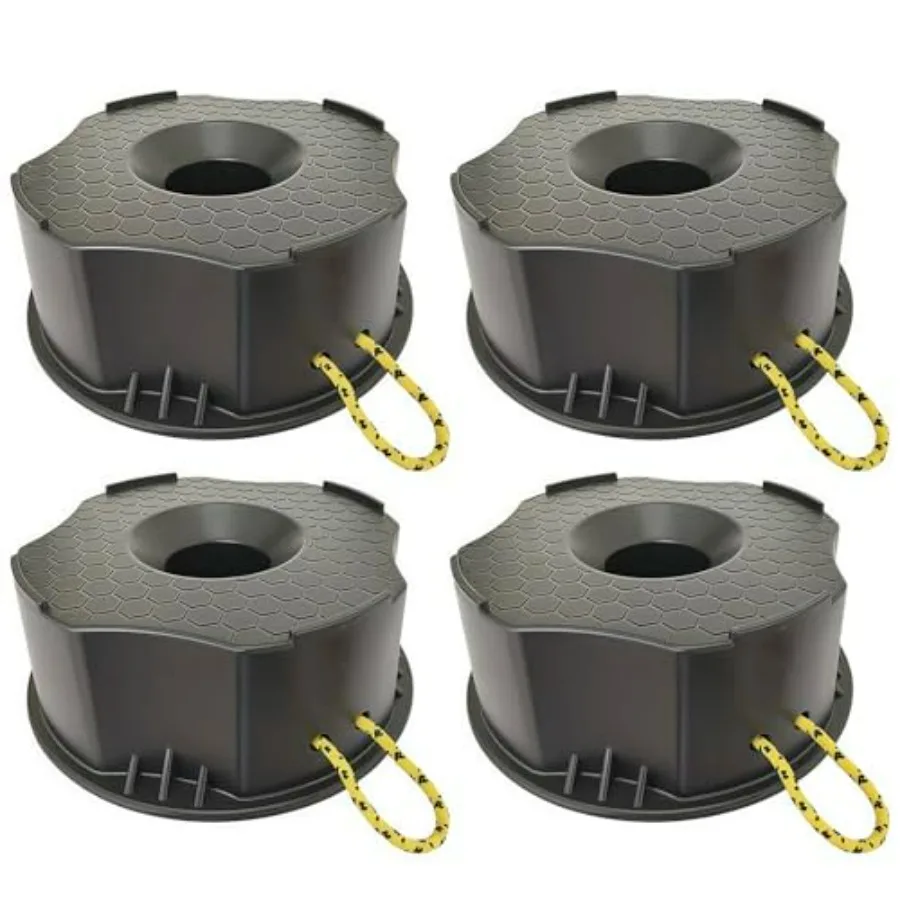 

Trailer Jack Block with Bag Camper Stabilizer Blocks for Travel Trailer RV Jack Block Use for Any Tongue Jack Post Foot 5th Whe