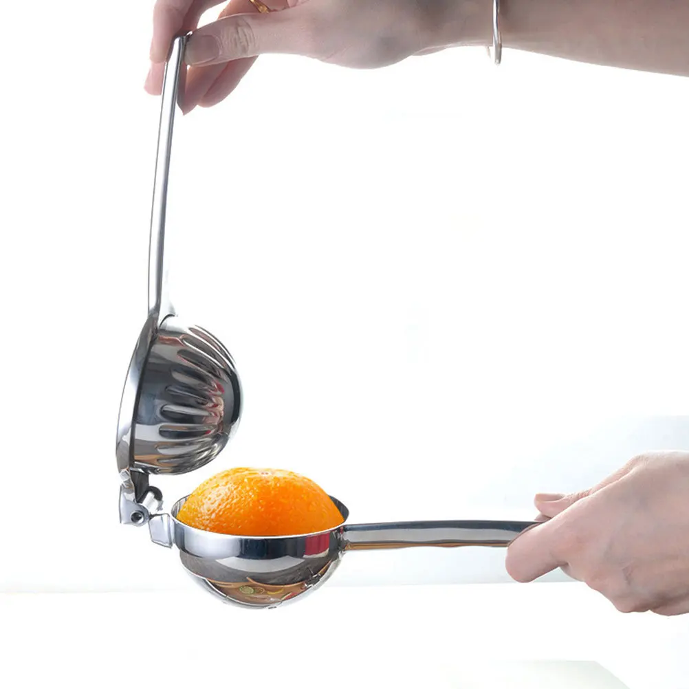 

1Pcs Manual Fruit Juicer Stainless Steel Lemon Squeezer Handheld Citrus Juicer Kitchen Tool Lemon Squeezer Kitchen Tool