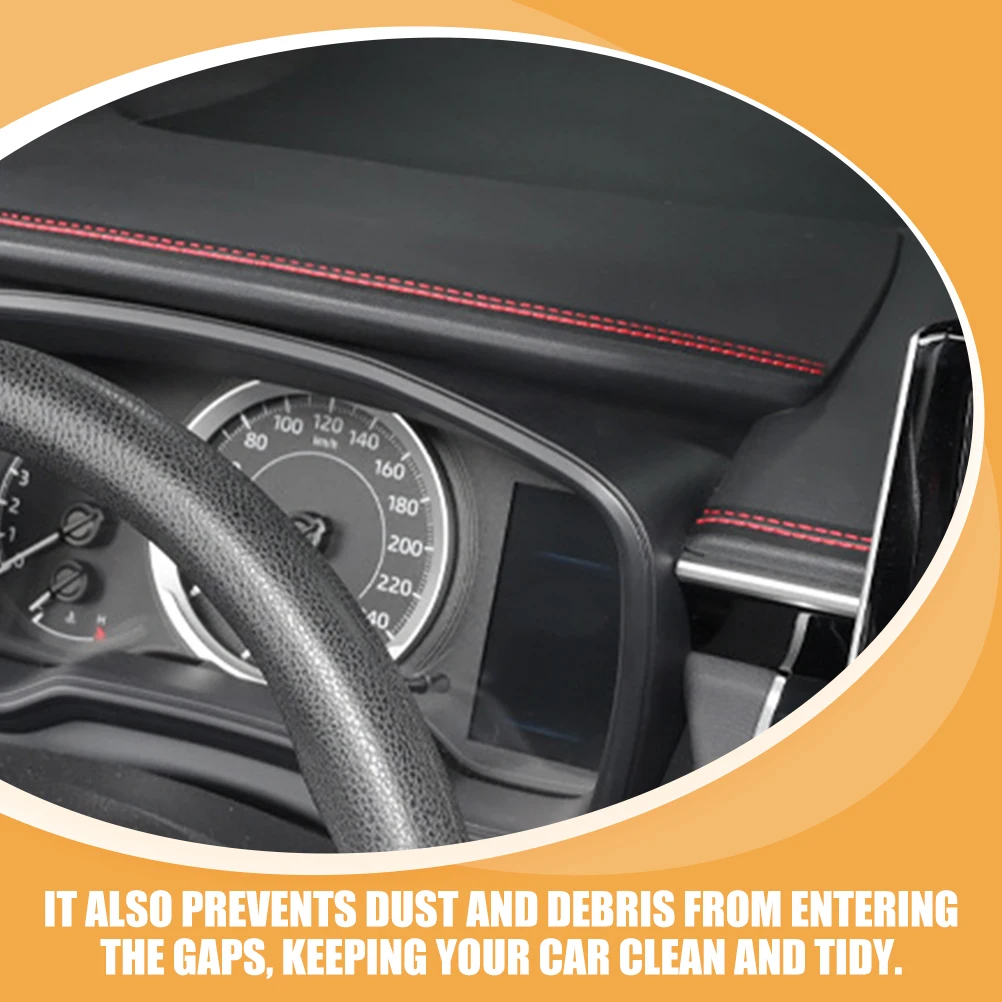 

1m Car Decorative Automotive Body Trim Car Gaps Trim Strip PU Material Door Interior Moldings Adjustable Body Accessories
