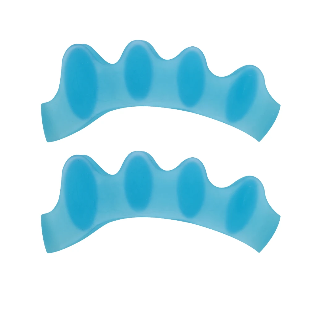Pexmen 2/4 pezzi separatori per dita in gel ripristinano le dita dei piedi alla forma originale correttore distanziatori per occhielli sovrapposti e vesciche