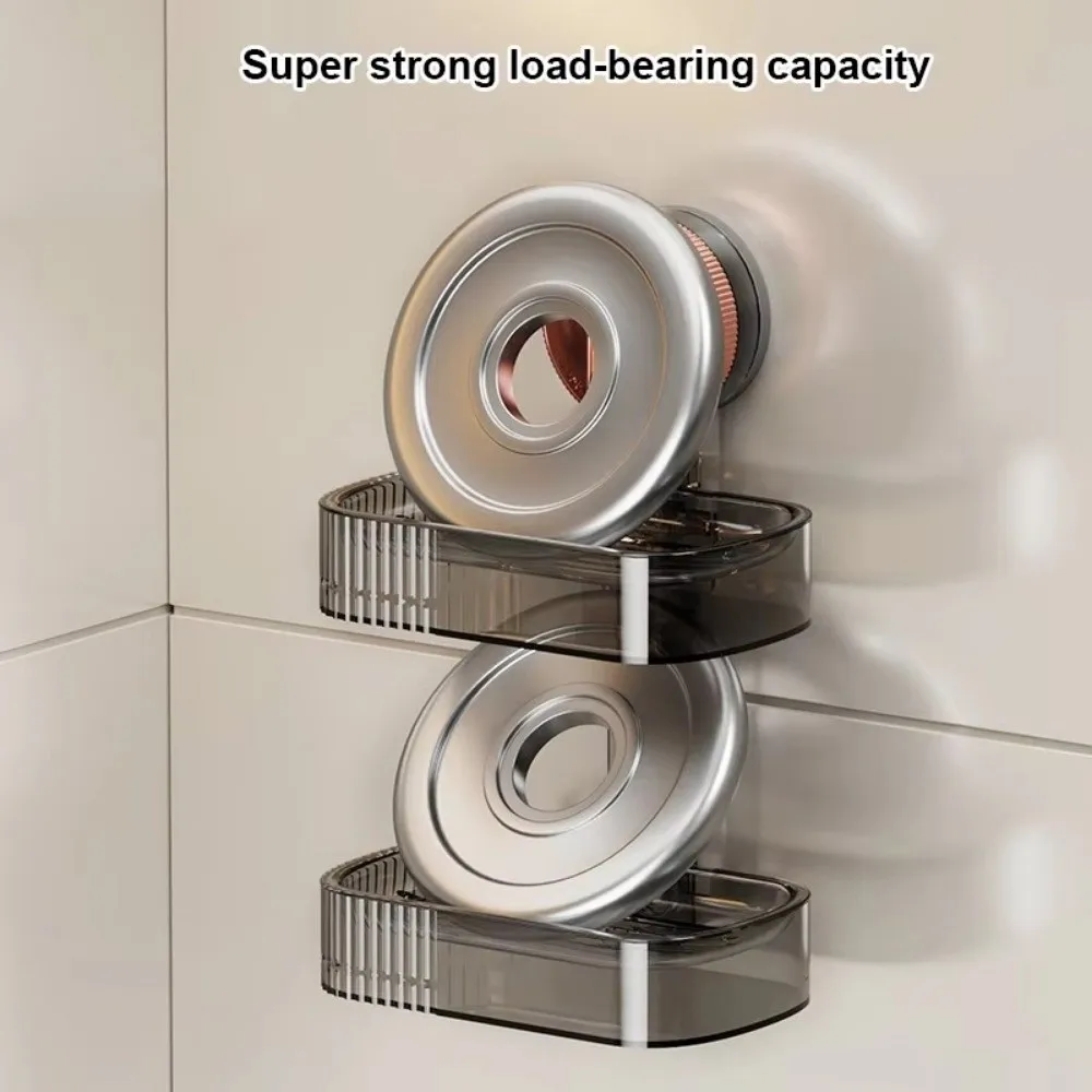 

Портативная мыльница на присоске, настенный держатель для мыльницы без сверления, съемная полка для хранения мыла для душа в ванной комнате