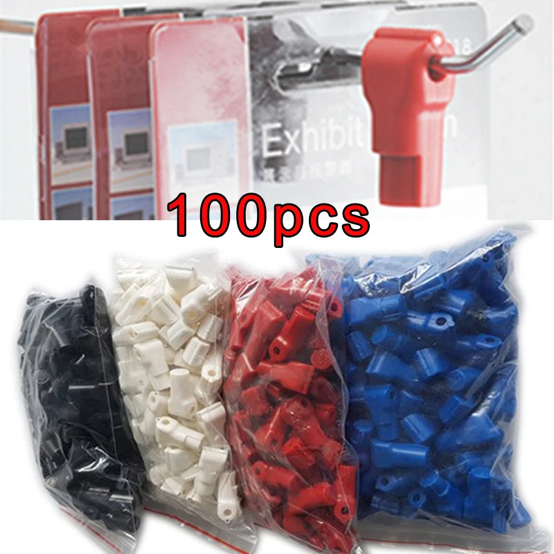 

100 pcs/Bag EAS Security Euroslot hook stop lock hook anti theft Euro tags of retail for Magnetic Lockpick for various Retail