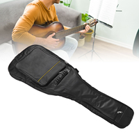Electric Guitar Bag 39in 7mm Padding  Proof Case for Performance with Neck Strap Pockets Black 39in Electric Guitar Bag