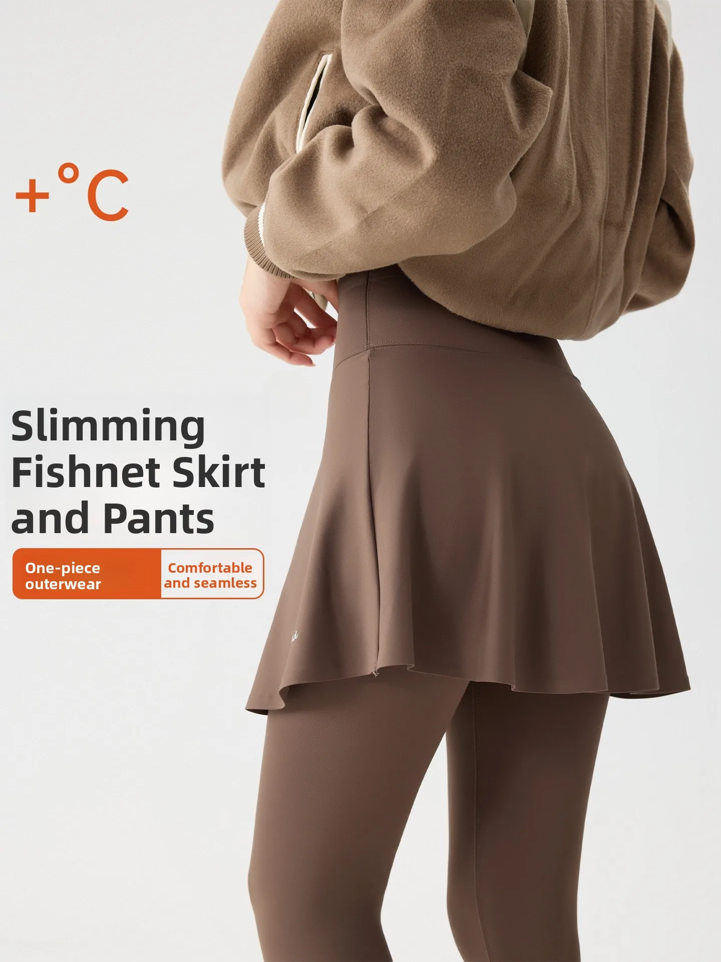 Spodnie do jogi Thiened damskie z wysokim stanem, wyszczuplające, z efektem skóry, do noszenia pod ubraniem, do noszenia na zewnątrz, modelujące brzuch i podnoszące pośladki.