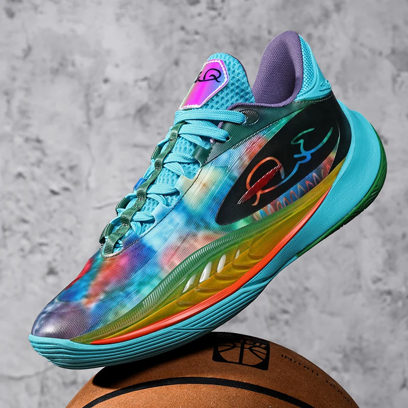 Men High Quality MD Sole Basketball Shoes Breathable Mesh Fashion Wear Resistant Outdoor Indoor Court Sneakers
