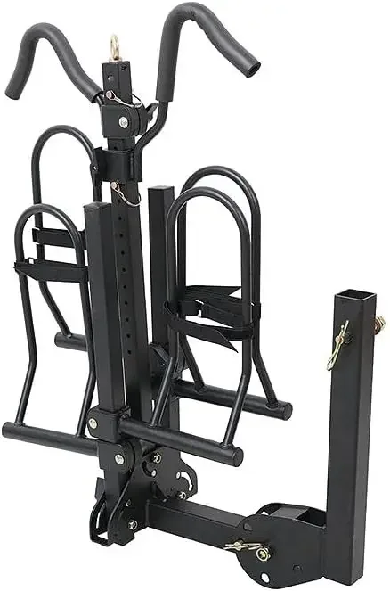 1300 Hitch Mount 2-Bike Rack, 200 lbs. Capacity Black Widow Aluminum Double or Fat Tire Bike