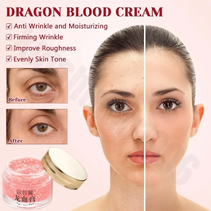 

Retinol Placenta Dragon Blood Cream,Moisturizer Nourishing RejuvenatingFirm Anti Wrinkle Cream for Women Whitening Skincare