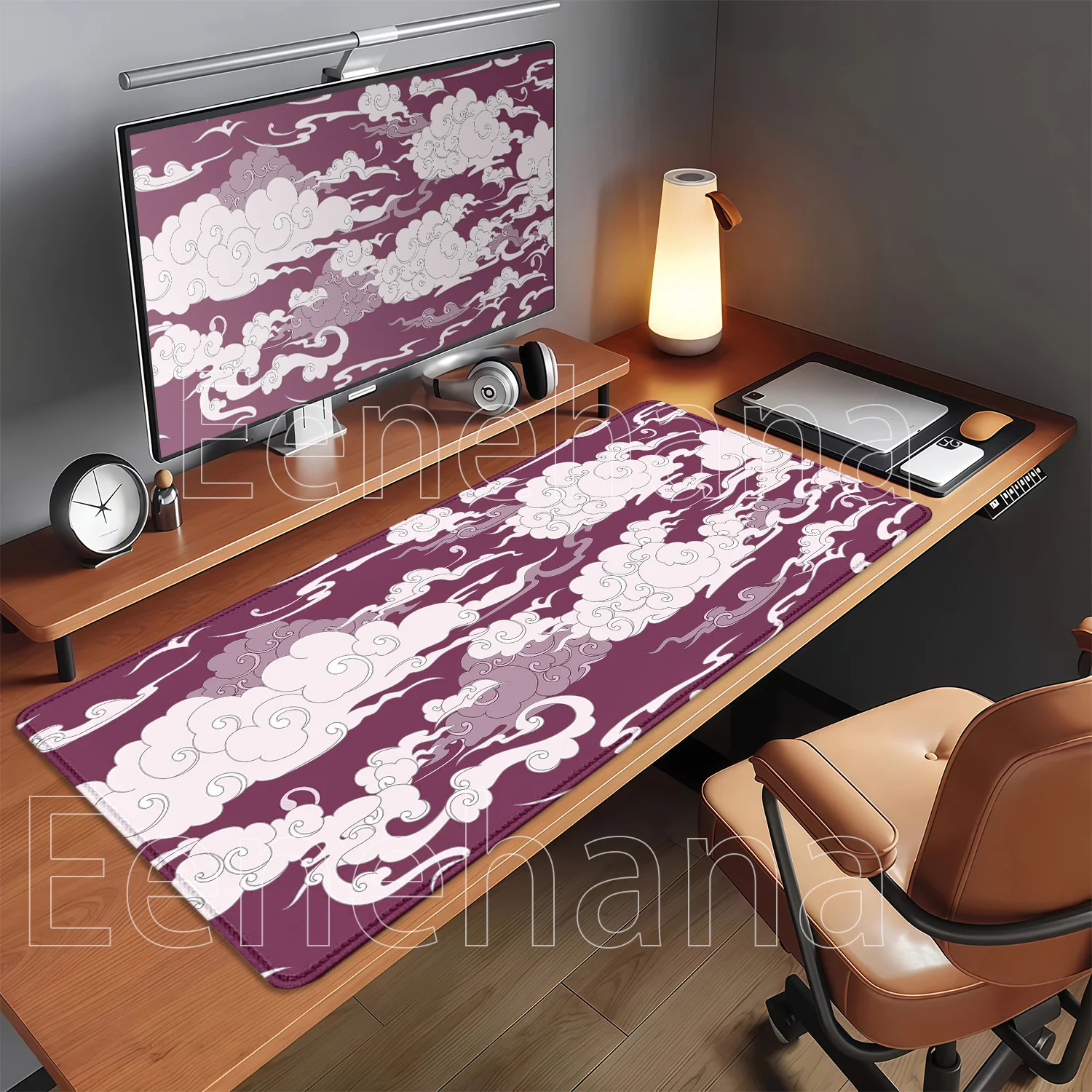 Mouse Pad Clouds Cartoon Kawaii Carpet Large PC Gaming Mousepad Non-Slip Base Rubber Laptop Computer Office Accessories Desk Mat