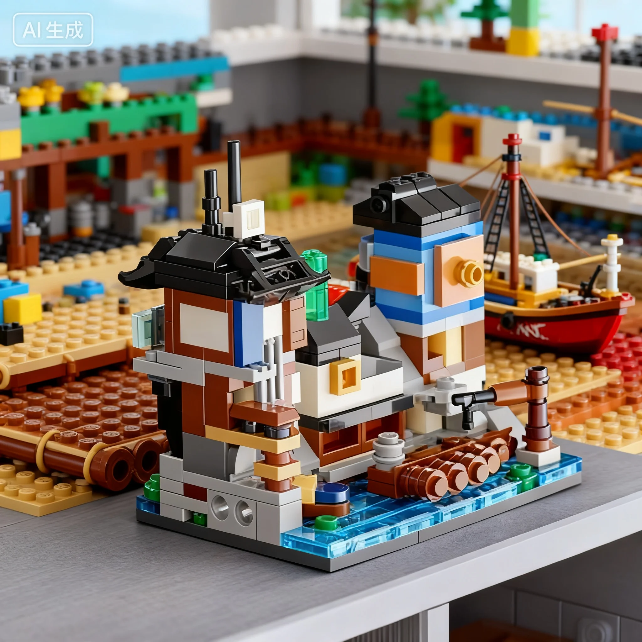 ليغو فانتوم نينجا سلسلة 40704 40706 ميني نينجا بيير للأولاد والبنات لعبة بناء الألغاز هدية #3