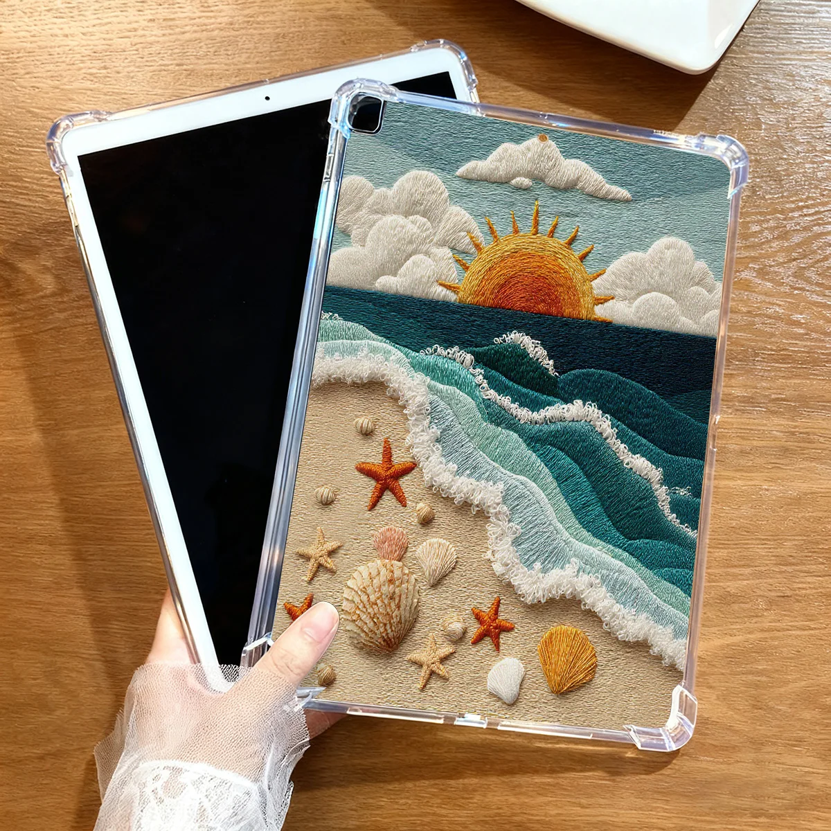 Scenery Pattern Tablet Case For Samsung Galaxy Tab A11 S10 S6 Lite S12 S7 S8 S11 S12 Ultra A9 Plus A8 S9 FE 10.9 inch Cover Capa