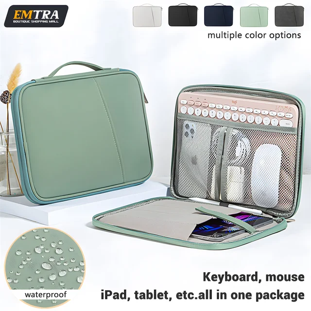 EMTRA Torba na tablet do iPada Mini 6 Etui Air 4 5 Pro 11 12.9 7/8/9 Pokrowiec na XiaoMi Pad 5 10 Etui kindle Wstrząsoodporne etui