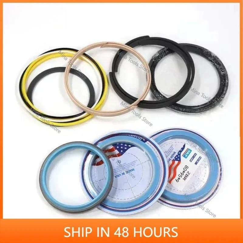 SY16C 18 26U 35 Large Medium Bucket Arm Cylinder Oil Seal Repair Kit Micro Excavator Parts