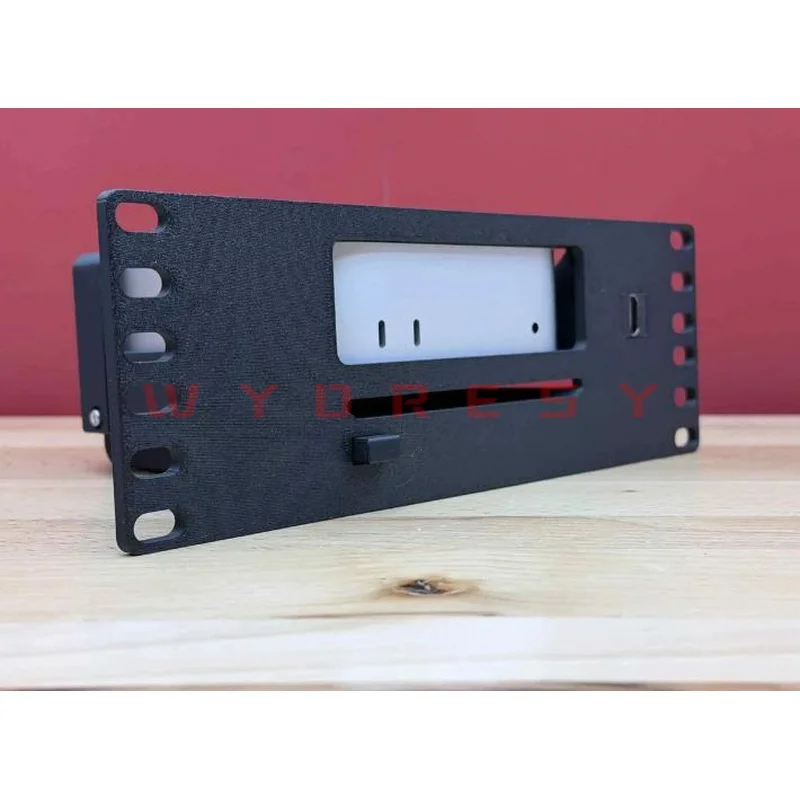 2U Rack Mount Bracket with Power Button for Mac Mini M4 10/19 Inch Server Tray Holder Data Center Accessory - view 3