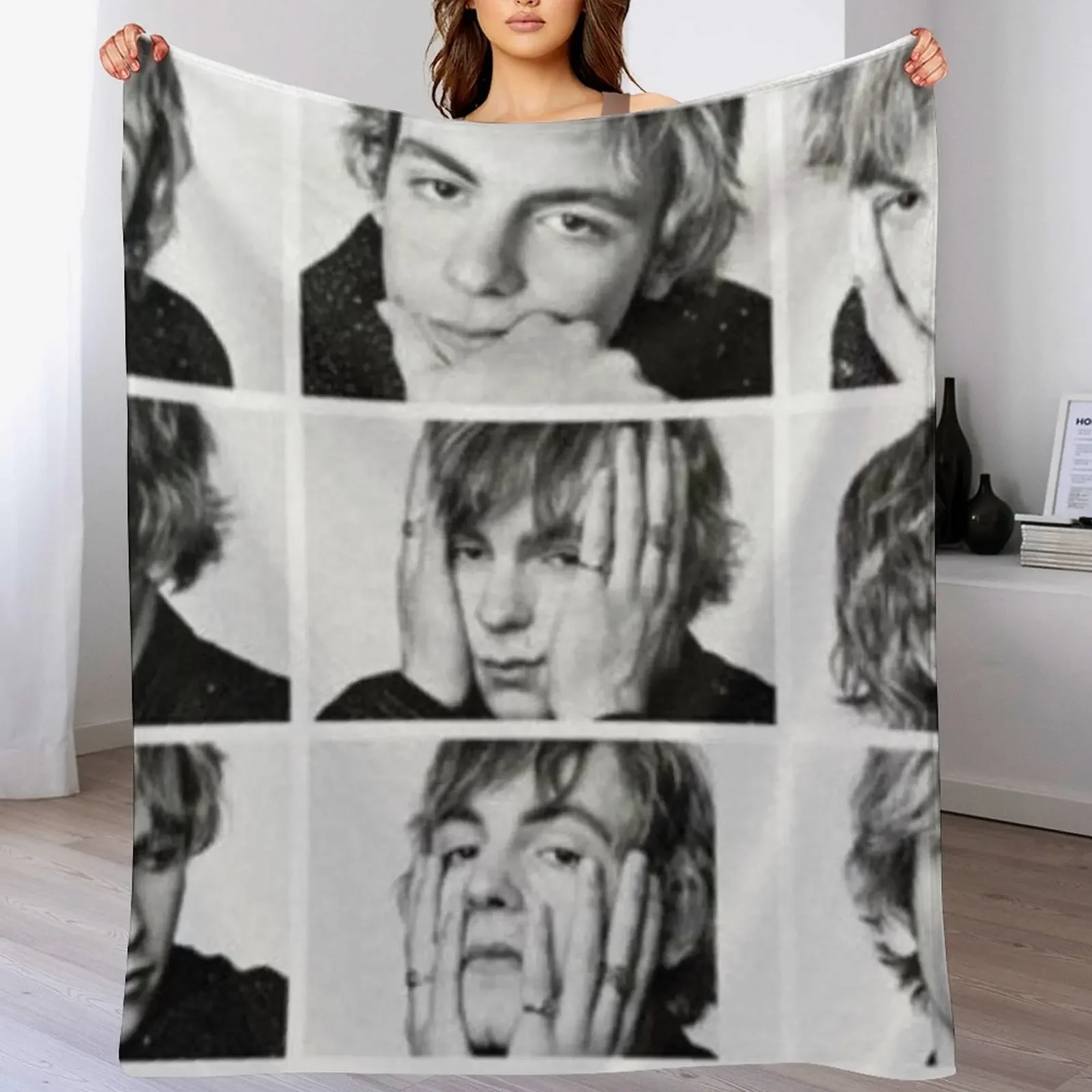 Ross Lynch Throw Blanket Furrys Winter beds Blankets