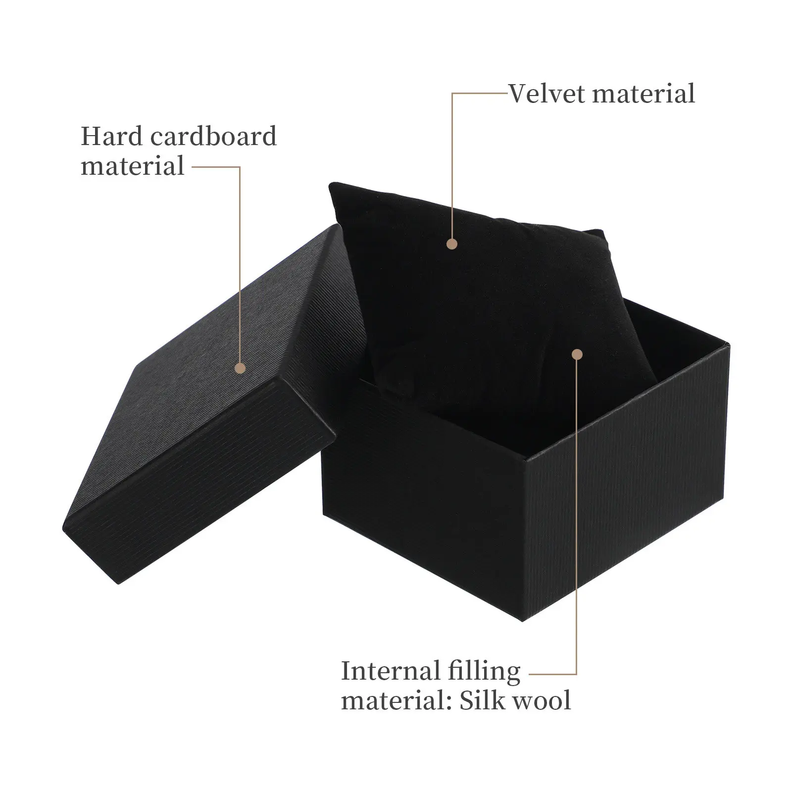 3Pcs Premium Watch Gift Box Set with Soft Cushion Pillow for Men Women Lovers Watches Bracelets Necklaces Bangles Anklets