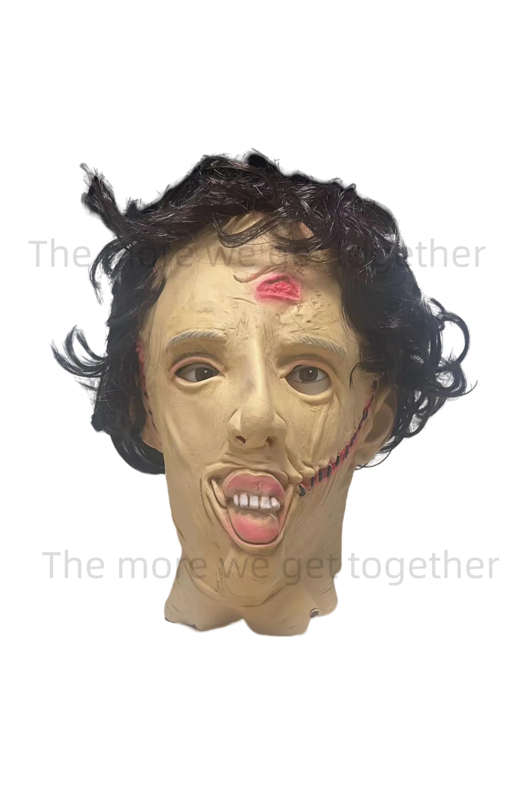 Texas Chainsaw Massacre Latex Mask, Halloween Horror Fancy Dress Party Cosplay, Latex Masks, Supply