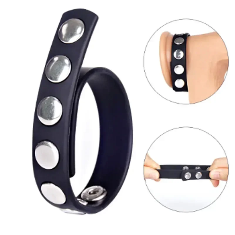 Adjustable Cock Ring For Men Penis Stimuation Ring Ejaculation Delay Cockring Bondage Strap Sex Goods Sexshop penis ring