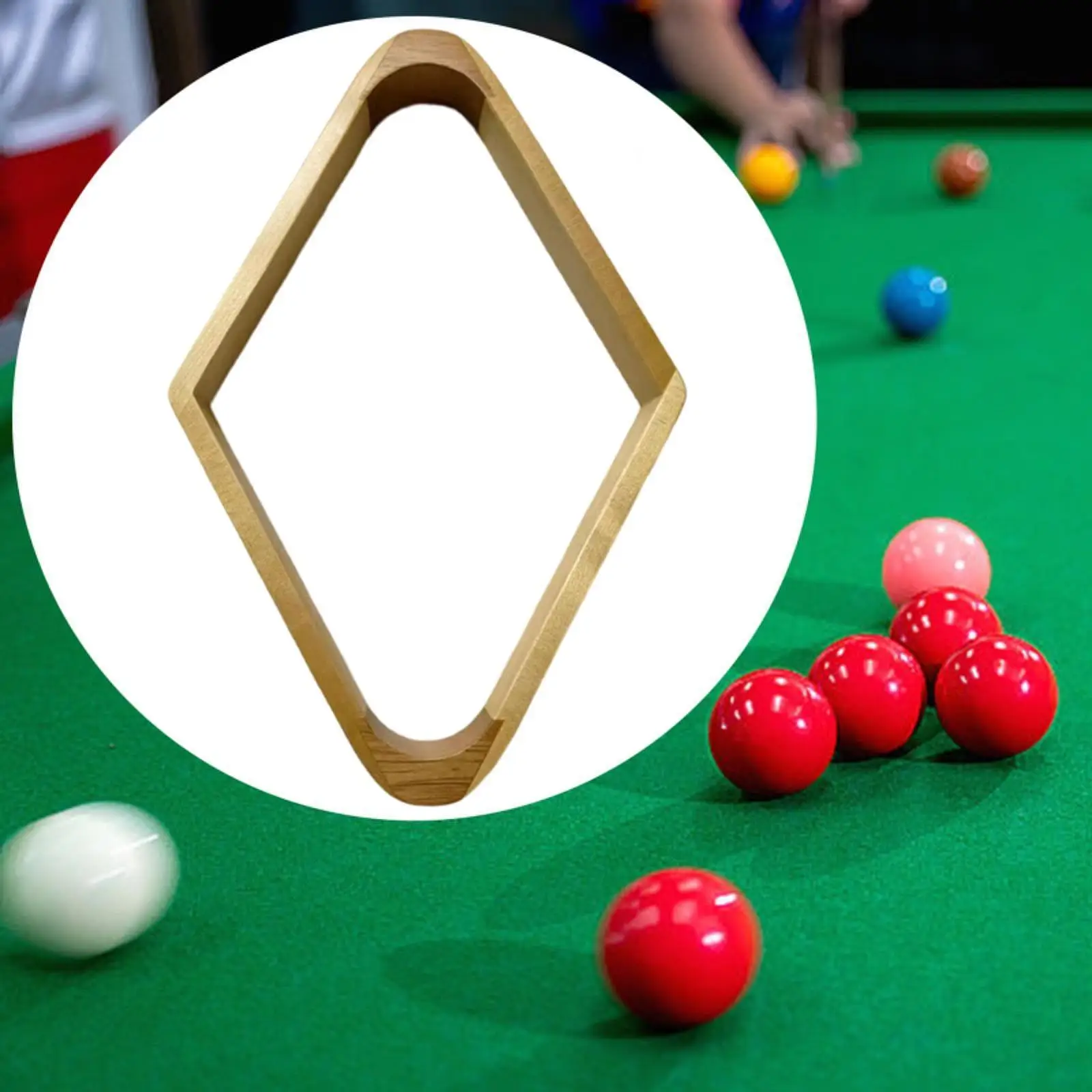 Pool Ball Rack Wood Ornament Portable Multifunctional Indoor Sports Gifts Positioning Rack