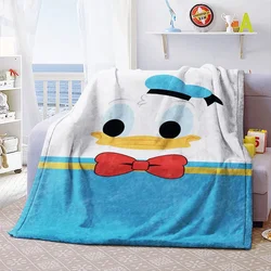 Donald Duck Daisy Flannel Thick Blankets Bedspread for Baby Boys Girls Gift Cushion Quilt Cover Customized Lovely