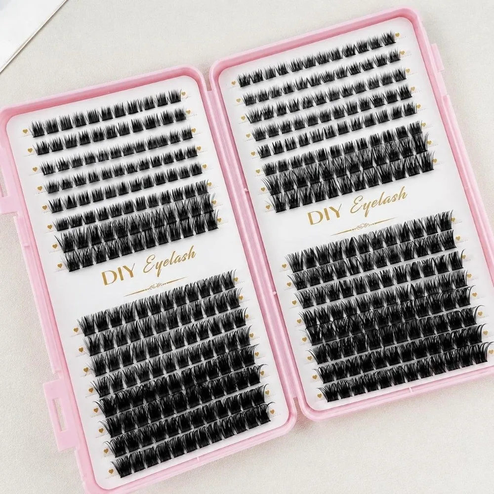8-16mm Length Single Cluster False Eyelashes Curly and Thick Enlarge Eyes Fluffy Volume Lashes Various Styles