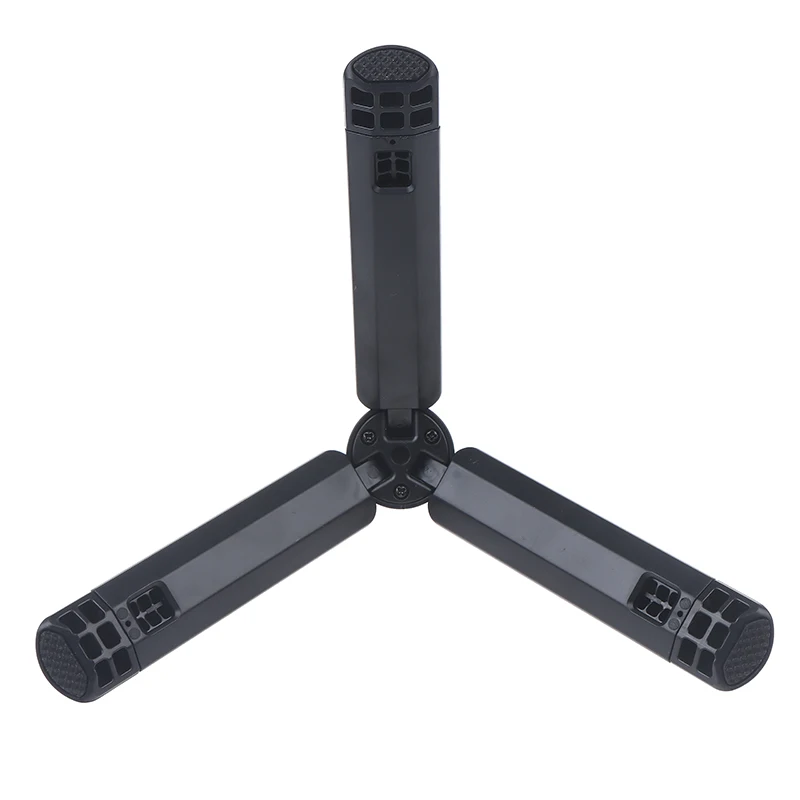 حامل ثلاثي القوائم ABS للتصوير الفوتوغرافي العالمي مع 1/4 برغي جبل قابل للطي وقابل للتمديد مقبض الكاميرا لتسجيل الفيديو/صور السيلفي #3