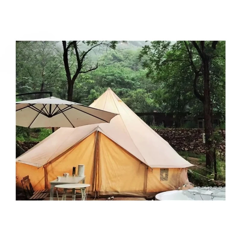 Summer Outdoor Fishing Beach Bell Tent Glamping Family Party Camping Tent Camping & Hiking