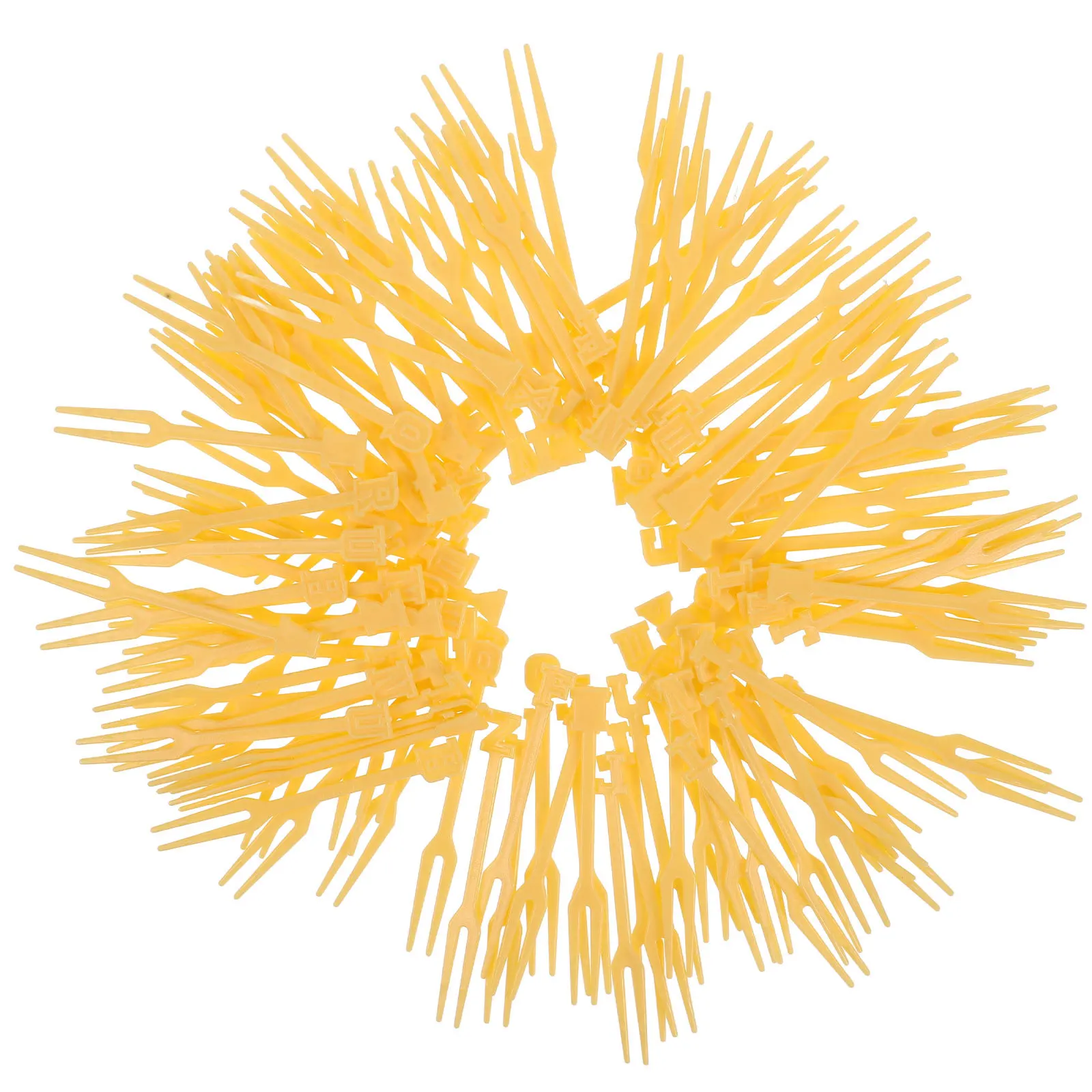 

130Pcs Fruit Fork Set Mini 2-Prong Small Forks Lunch Accessories Reusable Dessert Cake Snack Forks Cute Food Picks