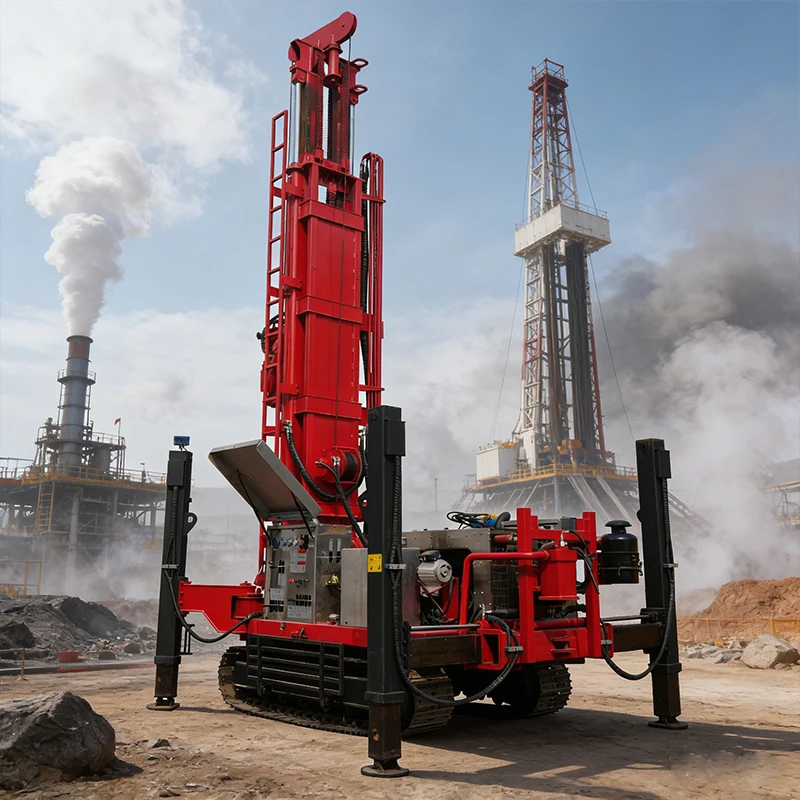 Customized Powerful Water Well Rotary Drilling Machine Rotary Power Head 150m Water Well Drilling Rig with Mud Pump