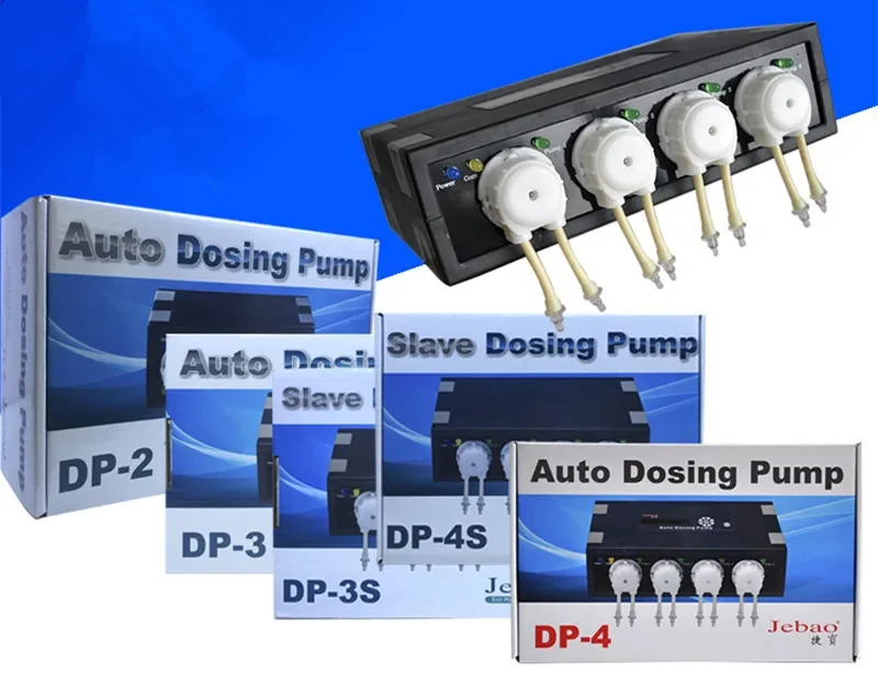 JEBAO JECOD DP2 DP3 DP4 DP-2 DP-3 DP-4 DP3S DP4S DP-3S DP-4S Auto Dosing Pump -Automatic Doser for Marine Reef Doser3.4 2.4