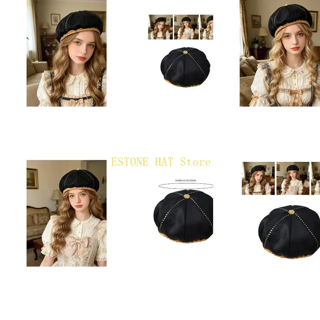 49MF Lightweight Hat Elastic Polyester Fabric Costume Hat For Different Season