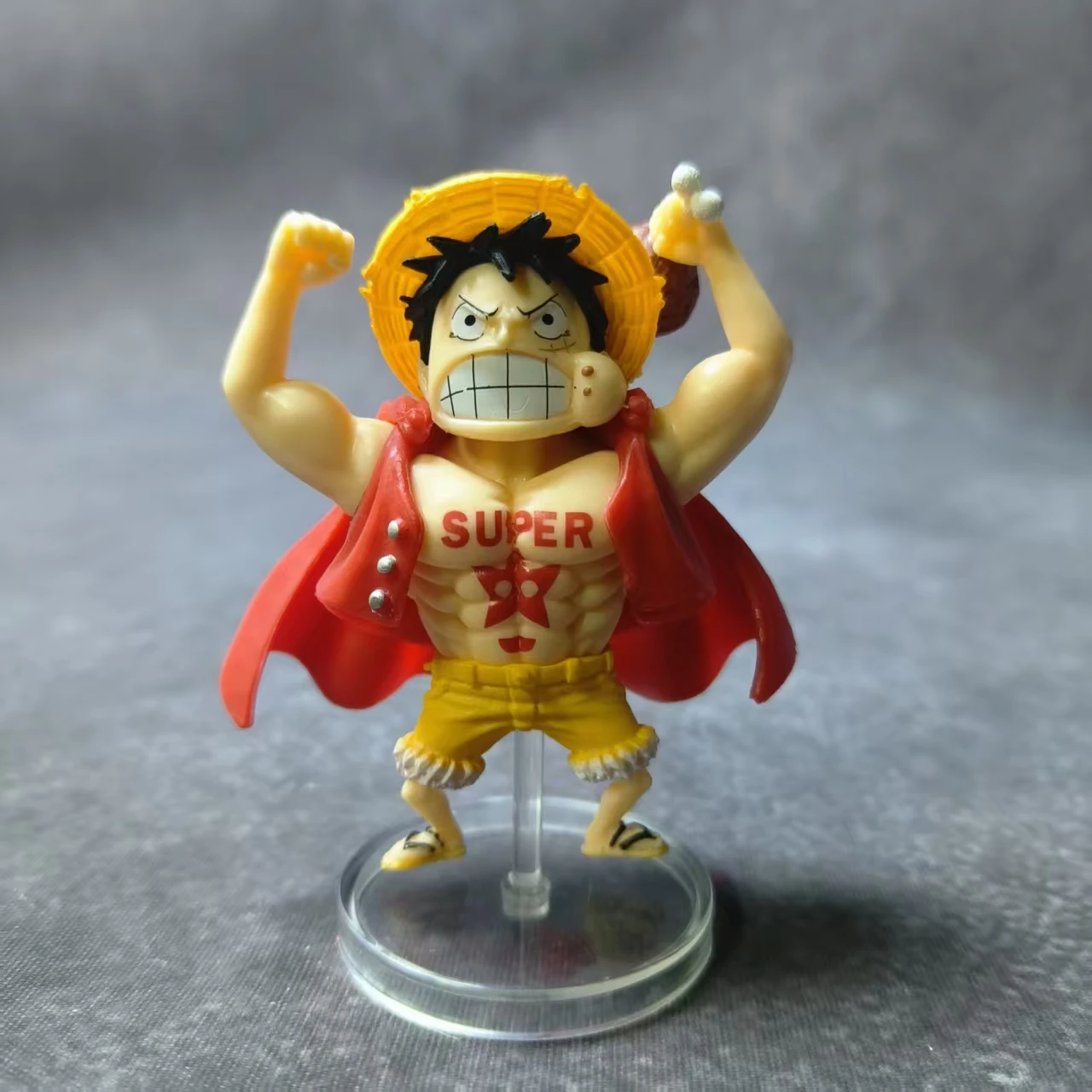 7cm anime uma peça muscular luffy figura de ação coleção pvc modelo brinquedo decoração boneca presente