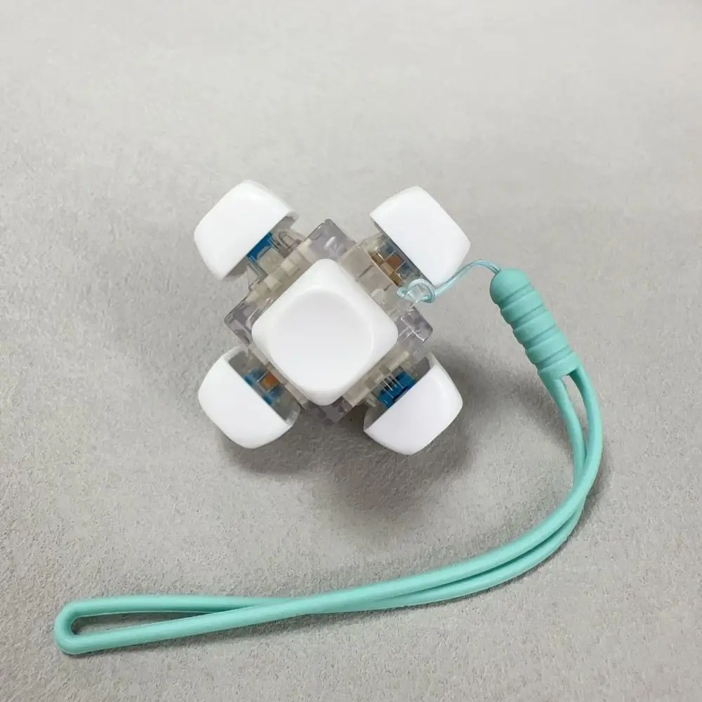 편안한 4/6/12 키 핀치 장난감 키 버튼 키캡 Fidget 키 체인 DIY 키보드 시간 클리커 장난감 성인