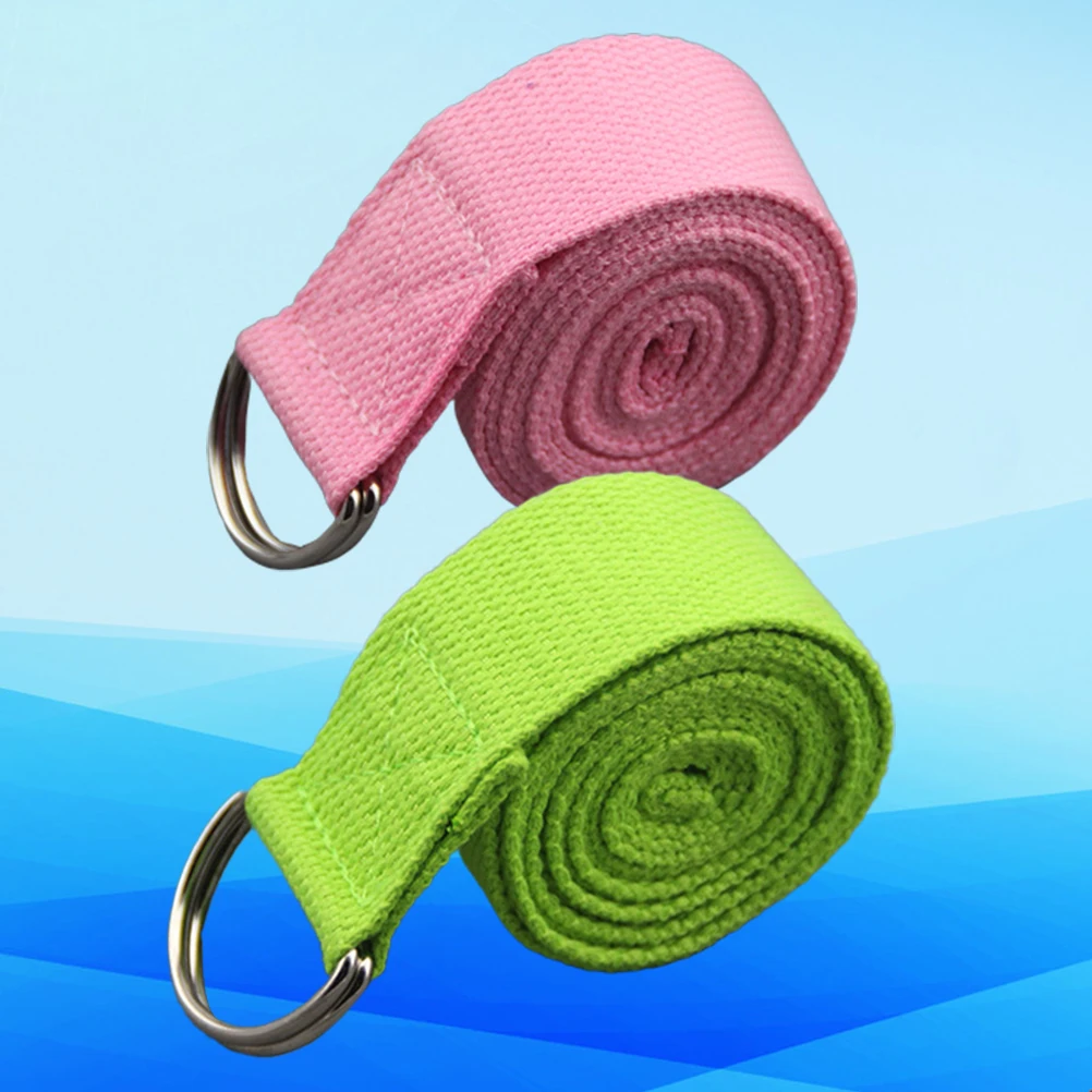 

2 Pcs Yoga Tension Belt Band Strap Fitness Exercise Bands Resistance Hip Stretch