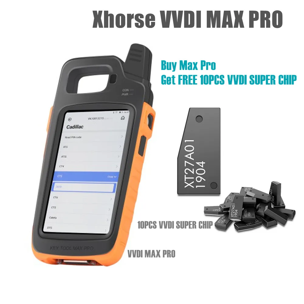 

Xhorse VVDI Key Tool Max Pro Combines Key Tool Max и Mini OBD Tool Функции Получите бесплатно 10 шт. vvdi Super Chip