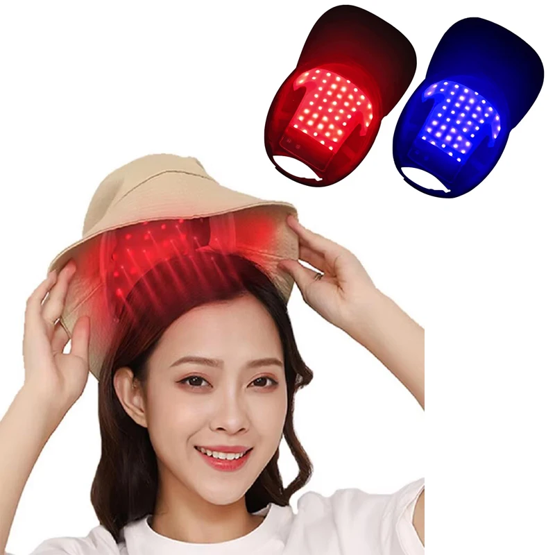 

Hair Growth Cap Laser Helmet Hat Red Light Therapy 660nm Device for Hair Regrowth Anti Hair Loss Tool Relax Treatment Hair Care