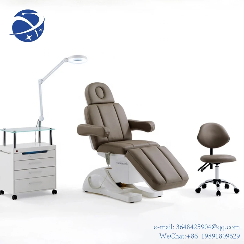 

YYHC New high-grade spa beauty massage electric beauty comfortable tattoo eyelash eyelash bed with USB for equipment