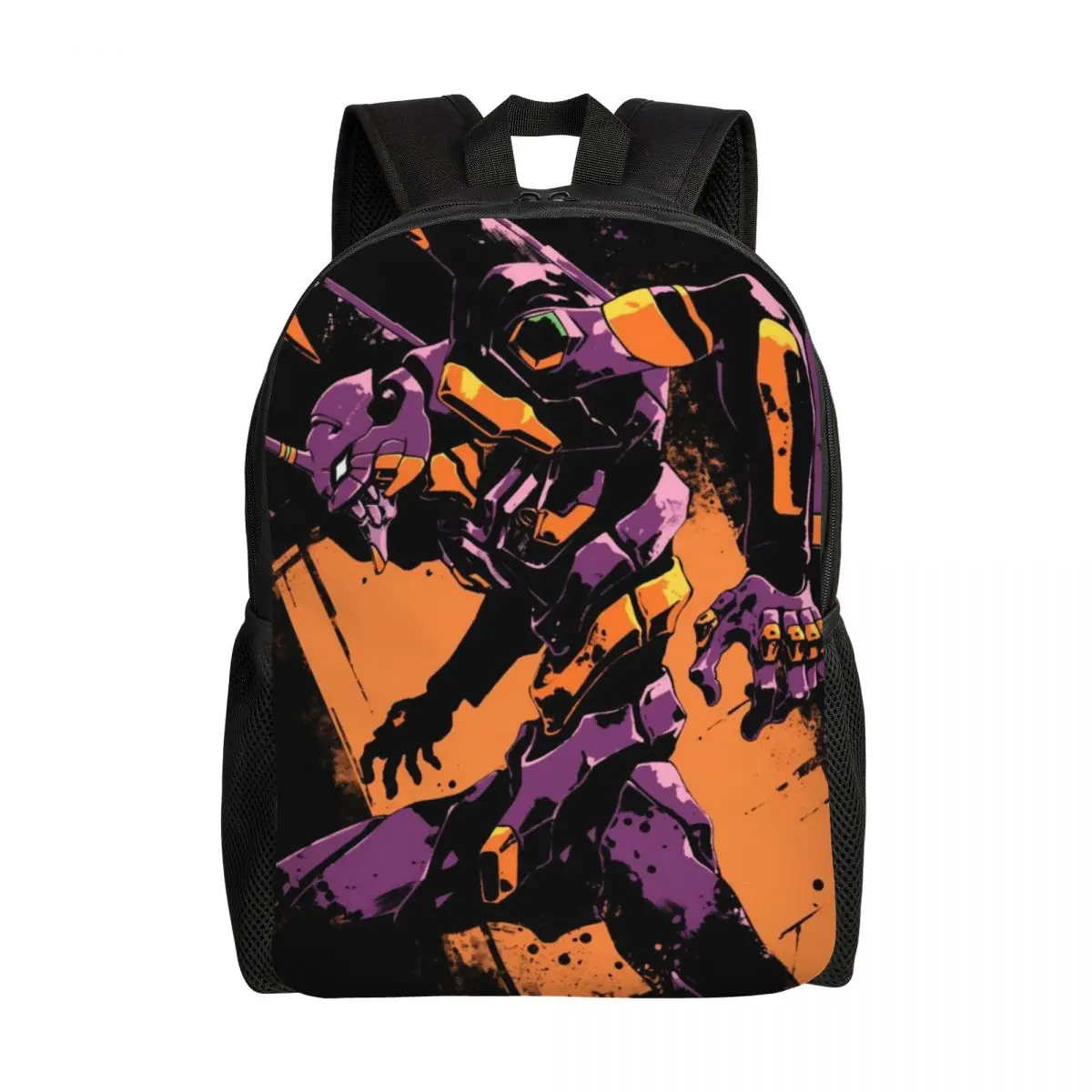 

Custom Manga Evangeliones Backpack for Men Women School College Students Bookbag Fits 15 Inch Laptop Bags