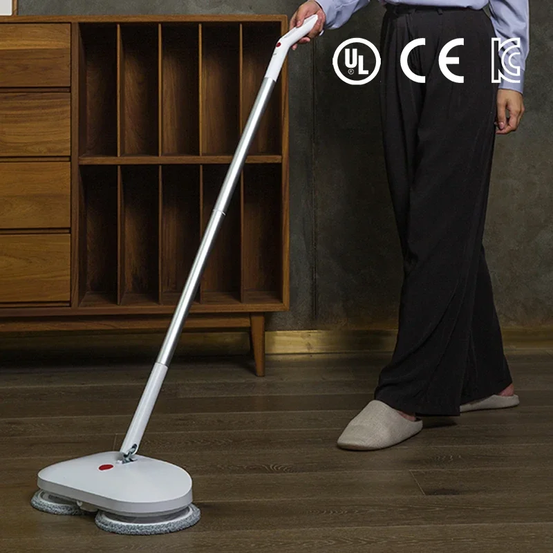 

CE KC Certification high quality Cordless Wet Dry Mop Sweeper Spin Spraying Cordless wireless Electric Mop Machine